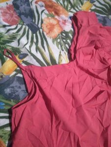 Chic Pink Ruffled Top