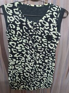 Stylish Leopard Print Sleeveless Top