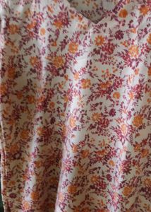 Floral Kurta with Pants Set