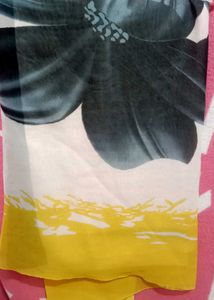 Chiffon Floral Print Dupatta