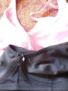 Pack of 2 Bras - Black &amp; Pink