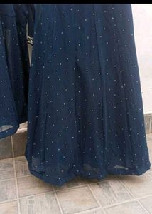 Elegant Navy Blue Lehenga Choli