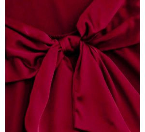 Elegant Red Square Neck Maxi Dress
