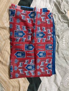 Combo of 02 earrings and Red Dupatta