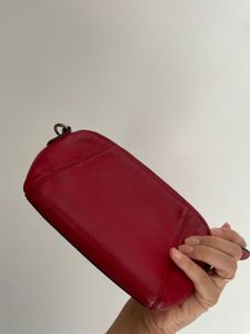 Red Pouch Clutch