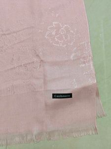 Elegant Pink Silk Scarf