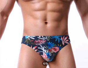 Men's Seamless ice silk traceless brief