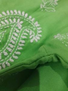 ADA Green Chikankari Kurta
