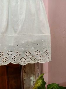 🤍White Eyelet Mini Dress🤍