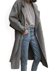 NEW StyleCast Women Single-Breasted Longline Coat