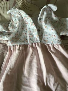 Cute Baby Girl's Dress and Leggings Set