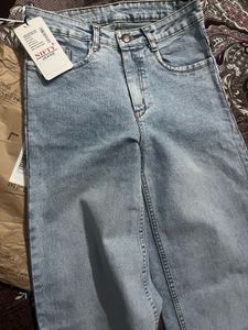 Light Wash Wide Leg Jeans