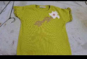 Lime Green Knitted Top
