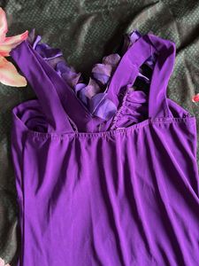 Purple Party Dress- High Low