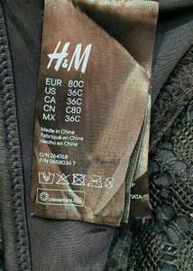 H&amp;M Blackcuresia Lace Bikini set