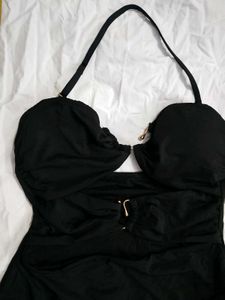 Black One-Piece Swimsuit