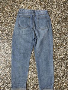 Ripped Blue Denim Jeans