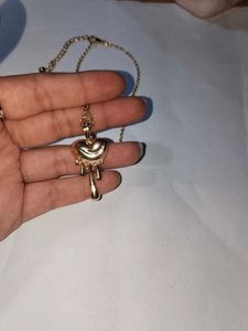 Dripping Heart Pendant Necklace anti tanish