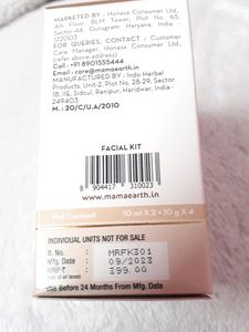 Mamaearth Rice Facial Kit With Water &amp; Niaci