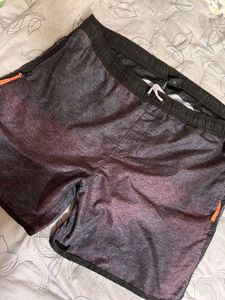 Men’s Swim Shorts Charcoal Grey with Zip