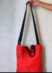 Vibrant Red Tote Bag