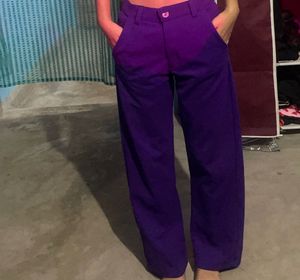 Vibrant Purple Wide Leg Pants