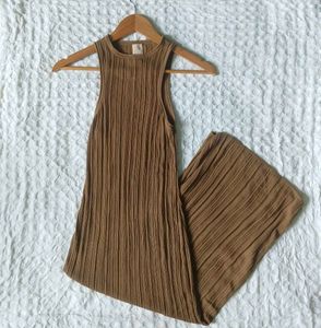 H&M Ribbed Knit Maxi Dress