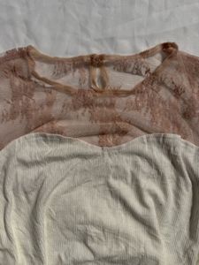 Sheer Lace Long Sleeve Top