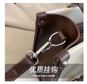 Stylish Taupe Tote Bag with Charm