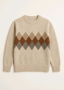 Argyle Pattern Sweater