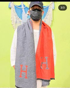 Hermes Double Face Unisex Stole