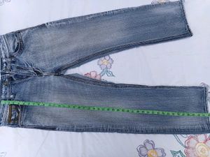 Men's Light Wash Denim Jeans