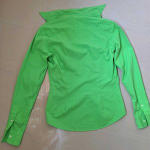 Ralph Lauren Bright Green Button-Up Shirt