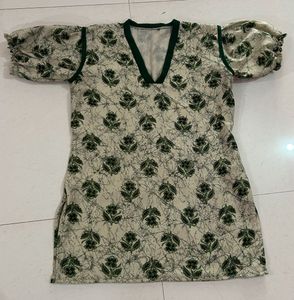 Boho Floral Print Mini Dress