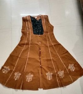 Stylish Brown Kurta Set