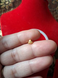 Tiny Gold Heart Nose Pin