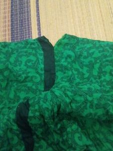 Green Printed cotton legging  pant donation