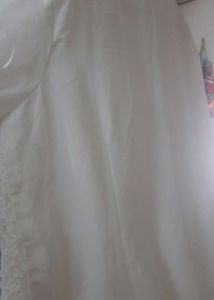 hi low laced offwhite or cream  Top