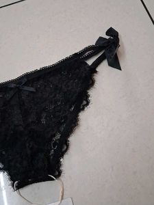Black Lace Bikini Panty