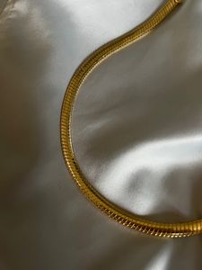 18K Gold Plated Pipa Bella Snake Chain + Box