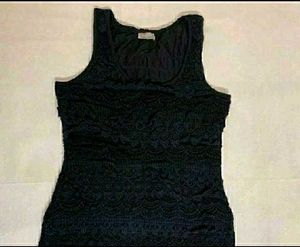 Y2k Black Lace Sleeveless Dress