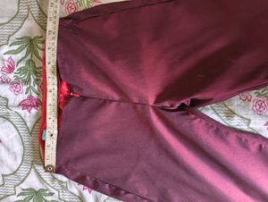 Chic Burgundy Trousers for girls