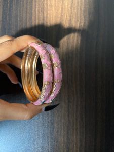 Italian meenakari enamel bangles