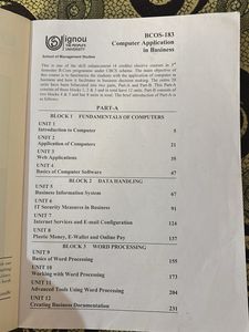 BCOS-183(PartA-B) Computer Application in Business