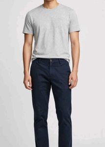 Men's Classic Navy Chinos