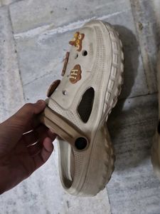 Decorated Beige Casual Shoes