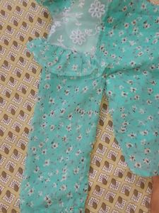 Combo Of 2 High And Low Pattern T-shirts For Girls