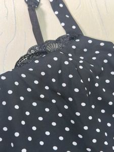 Black &amp; White Polka Dots