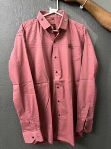 Men's Premium Rose Shirt &amp; Black Trouser Set
