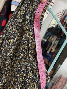 Floral Print Midi Skirt